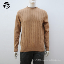 Pullover Crew Neck Men Wool Sweater Design Knitwear Mens Wool Sweater